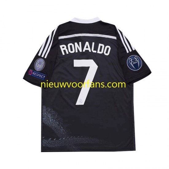 Real Madrid Kind Shirt met Bedrukking Cristiano Ronaldo 7 2014 Retro Derde Korte Mouw