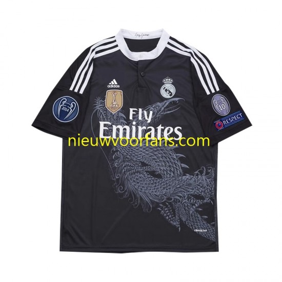 Real Madrid Heren Shirt met Bedrukking Cristiano Ronaldo 7 2014 Retro Derde Korte Mouw