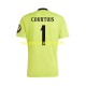Real Madrid Heren Shirt met Bedrukking Doelman COURTOIS 1 Derde 2024-2025 Korte Mouw