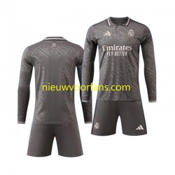 Real Madrid Kind Shirt met Bedrukking Derde 2024-2025 Lange Mouw