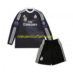 Real Madrid Kind Shirt met Bedrukking 2014 Retro Derde Lange Mouw
