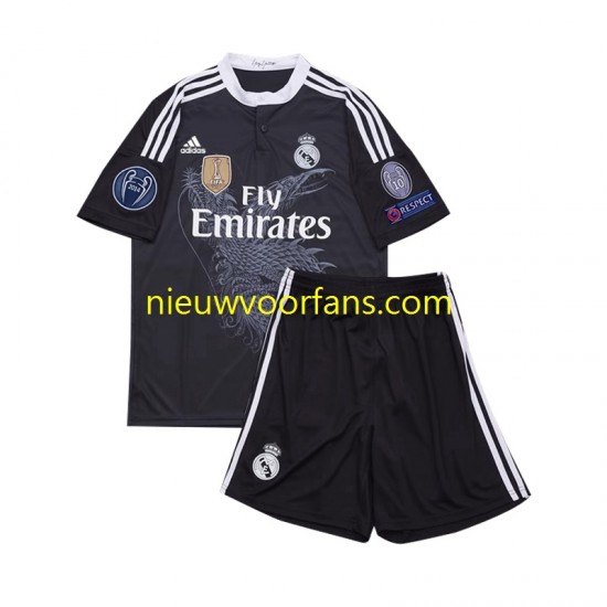 Real Madrid Kind Shirt met Bedrukking 2014 Retro Derde Korte Mouw