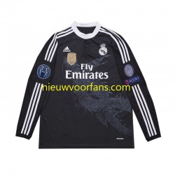 Real Madrid Heren Shirt met Bedrukking 2014 Retro Derde Lange Mouw