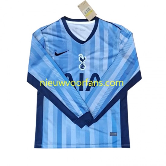 Heren Shirt met Bedrukking Tottenham Spurs Uit 2024-2025 Lange Mouw