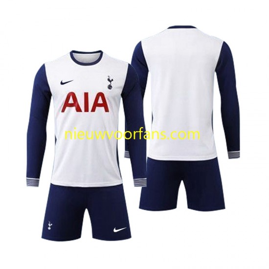 Kind Shirt met Bedrukking Tottenham Spurs Thuis 2024-2025 Lange Mouw