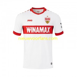 VfB Stuttgart Heren Shirt met Bedrukking Thuis 2024-2025 Korte Mouw