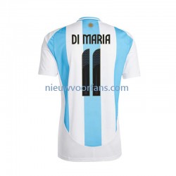 Argentinië Heren Shirt met Bedrukking Di Maria 11 Thuis 2024 Korte Mouw
