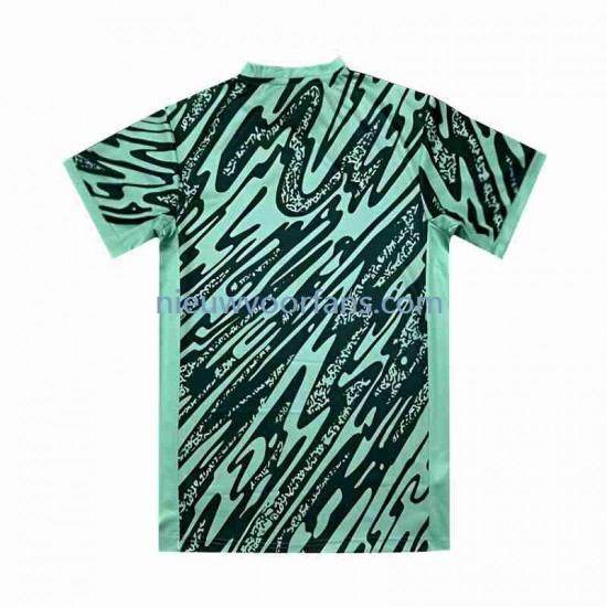 Brazilië Heren Shirt met Bedrukking Doelman Derde 2024 Korte Mouw