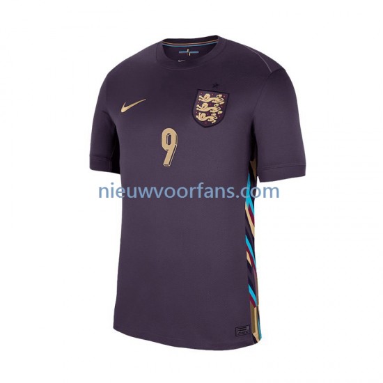 Engeland Heren Shirt met Bedrukking Harry Kane 9 Uit Euro 2024 Korte Mouw