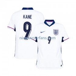 Engeland Heren Shirt met Bedrukking Harry Kane 9 Thuis Euro 2024 Korte Mouw
