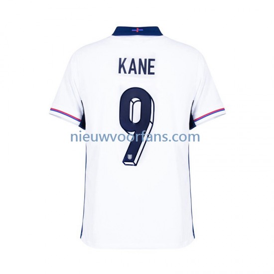 Engeland Heren Shirt met Bedrukking Harry Kane 9 Thuis Euro 2024 Korte Mouw