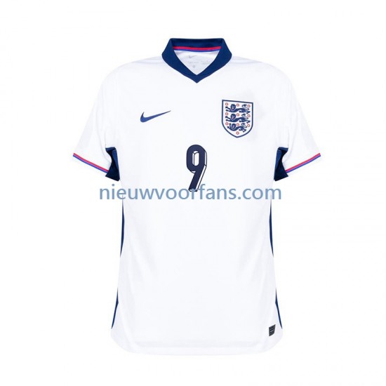 Engeland Heren Shirt met Bedrukking Harry Kane 9 Thuis Euro 2024 Korte Mouw