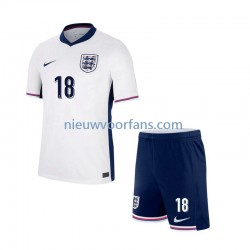 Engeland Kind Shirt met Bedrukking Trent Alexander-Arnold 18 Thuis Euro 2024 Korte Mouw