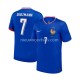 Frankrijk Heren Shirt met Bedrukking Antoine Griezmann 7 Thuis Euro 2024 Korte Mouw