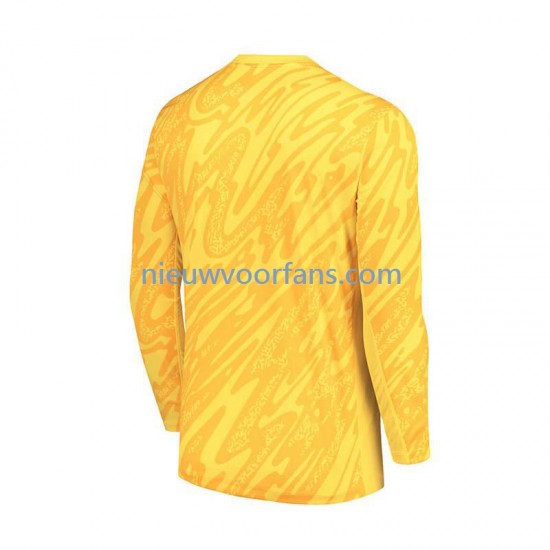 Frankrijk Heren Shirt met Bedrukking Doelman Thuis Euro 2024 Korte Mouw