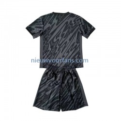 Frankrijk Kind Shirt met Bedrukking Doelman Uit Euro 2024 Korte Mouw