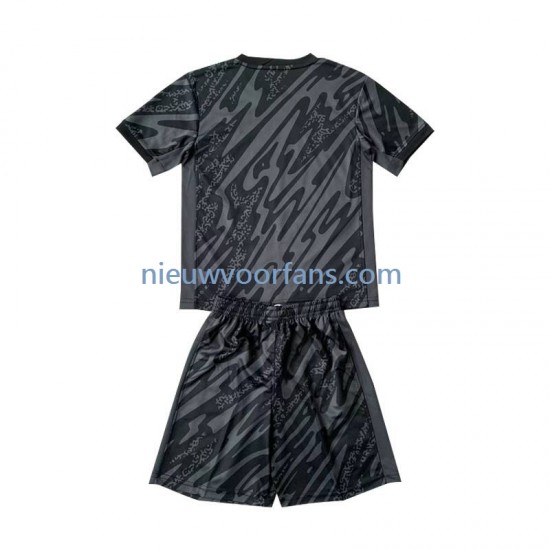 Frankrijk Kind Shirt met Bedrukking Doelman Uit Euro 2024 Korte Mouw