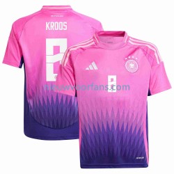 Duitsland Heren Shirt met Bedrukking Toni Kroos Uit Euro 2024 Korte Mouw