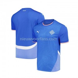 IJsland Heren Shirt met Bedrukking Thuis 2024 Korte Mouw