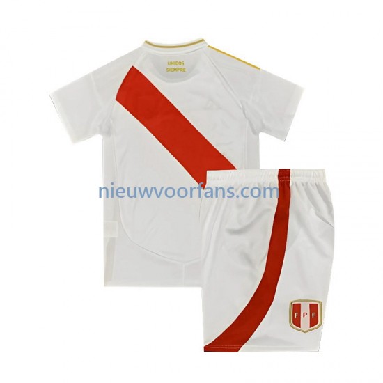 Peru Kind Shirt met Bedrukking Thuis 2024 Korte Mouw