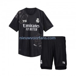 Real Madrid Kind Shirt met Bedrukking Doelman Y3 Vierde 2023-2024 Korte Mouw