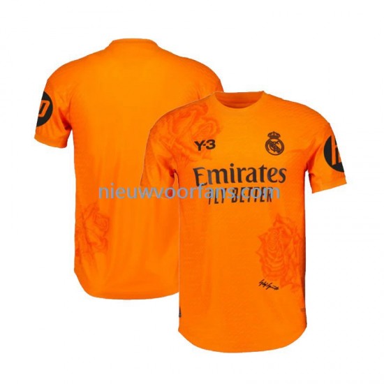 Real Madrid Heren Shirt met Bedrukking Doelman Y3 Derde 2023-2024 Korte Mouw