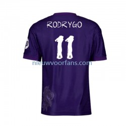 Real Madrid Heren Shirt met Bedrukking RODRYGO 11 Y-3 Vierde 2023-2024 Korte Mouw