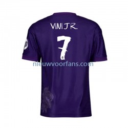 Real Madrid Heren Shirt met Bedrukking Vinicius Junior 7 Y-3 Vierde 2023-2024 Korte Mouw
