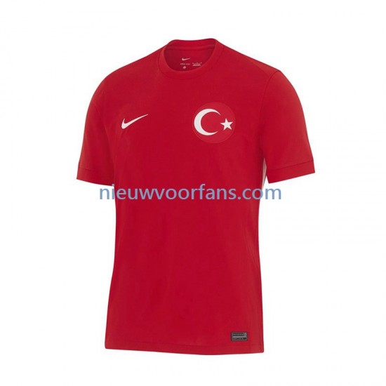Turkije Heren Shirt met Bedrukking Uit Euro 2024 Korte Mouw