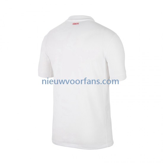 Turkije Heren Shirt met Bedrukking Thuis Euro 2024 Korte Mouw