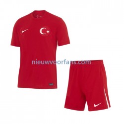 Turkije Kind Shirt met Bedrukking Uit Euro 2024 Korte Mouw