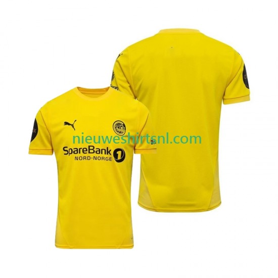 FK Bodø/Glimt Heren Shirt met Bedrukking Thuis 2025 Korte Mouw