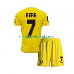 FK Bodø/Glimt Kind Shirt met Bedrukking Patrick Berg 7 Thuis 2025 Korte Mouw