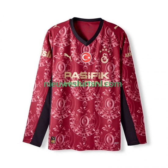 Galatasaray Heren Shirt met Bedrukking Derde 2025-2026 Lange Mouw