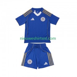 Leicester City Kind Shirt met Bedrukking Thuis 2025-2026 Korte Mouw