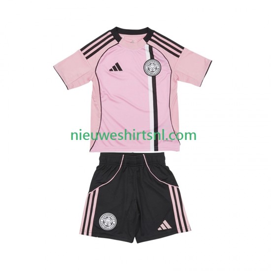 Leicester City Kind Shirt met Bedrukking Derde 2025-2026 Korte Mouw