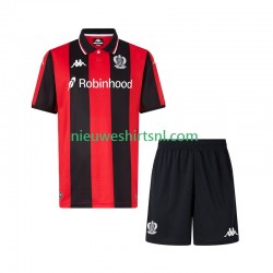 OGC Nice Kind Shirt met Bedrukking Thuis 2025-2026 Korte Mouw