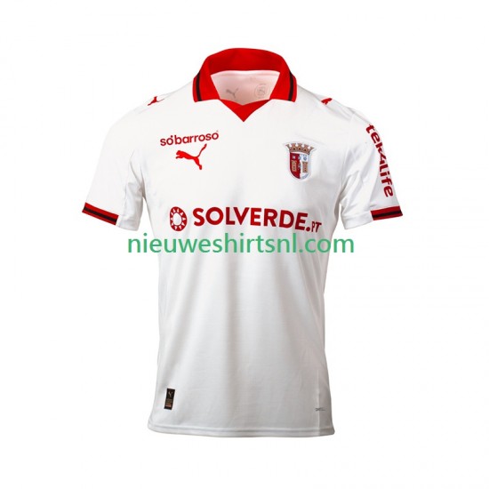 Heren Shirt met Bedrukking SC Braga Derde 2025-2026 Korte Mouw