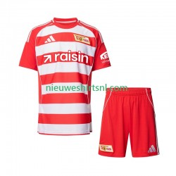 Kind Shirt met Bedrukking Union Berlin Thuis 2025-2026 Korte Mouw