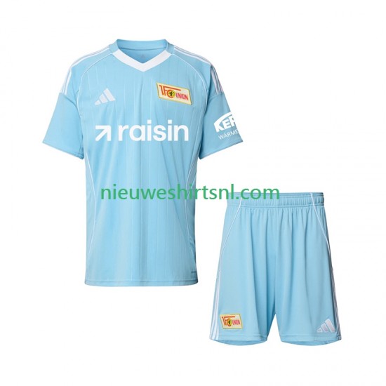 Kind Shirt met Bedrukking Union Berlin Derde 2025-2026 Korte Mouw