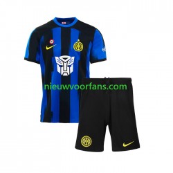 AC Milan Kind Shirt met Bedrukking Transformers Thuis 2023-2024 Korte Mouw