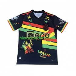 AFC Ajax Heren Shirt met Bedrukking Bob Marley Thuis 2023-2024 Korte Mouw