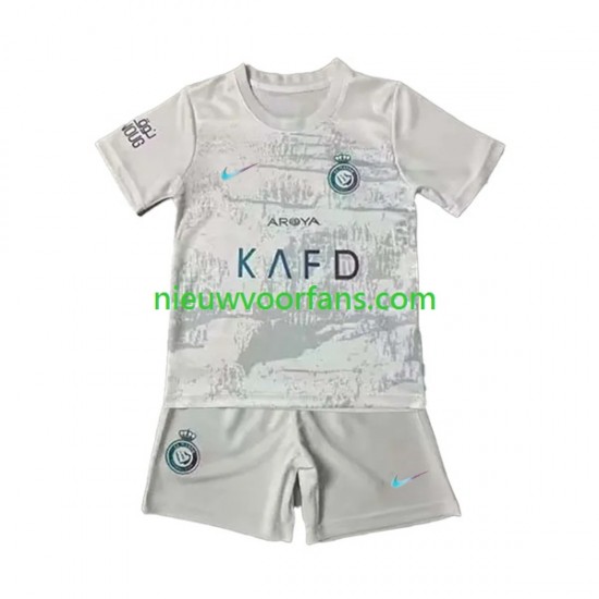 Kind Shirt met Bedrukking Al-Nassr Derde 2023-2024 Korte Mouw