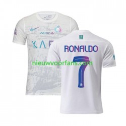 Heren Shirt met Bedrukking Al-Nassr Ronaldo 7 Derde 2023-2024 Korte Mouw