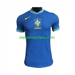 Brazilië Heren Shirt met Bedrukking Uit 2023-2024 Korte Mouw