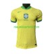 Brazilië Heren Shirt met Bedrukking Thuis 2023-2024 Korte Mouw