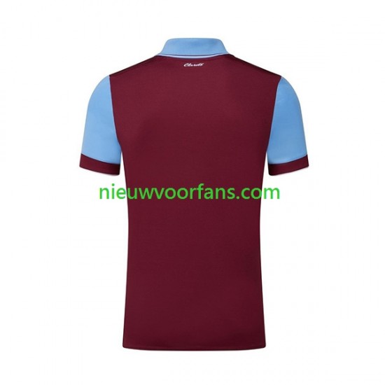 Heren Shirt met Bedrukking Burnley Thuis 2023-2024 Korte Mouw