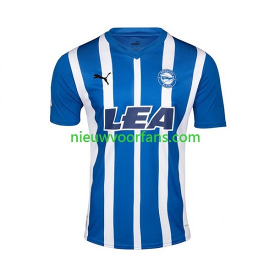 Heren Shirt met Bedrukking Deportivo Alaves Thuis 2023-2024 Korte Mouw