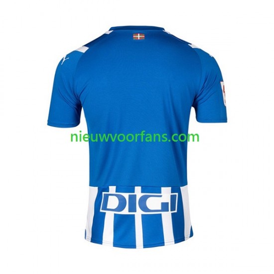 Heren Shirt met Bedrukking Deportivo Alaves Thuis 2023-2024 Korte Mouw