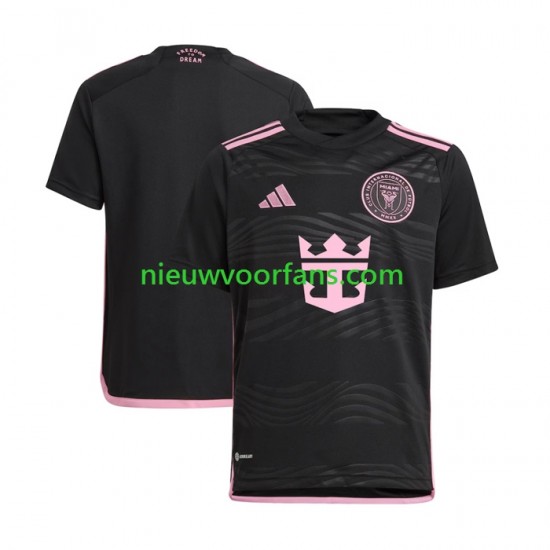 Inter Miami Heren Shirt met Bedrukking Uit 2024 Korte Mouw